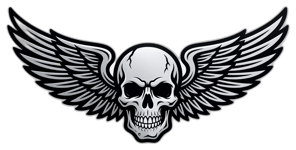 Winged Skull Biker