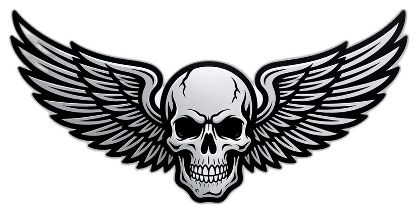 Winged Skull Biker